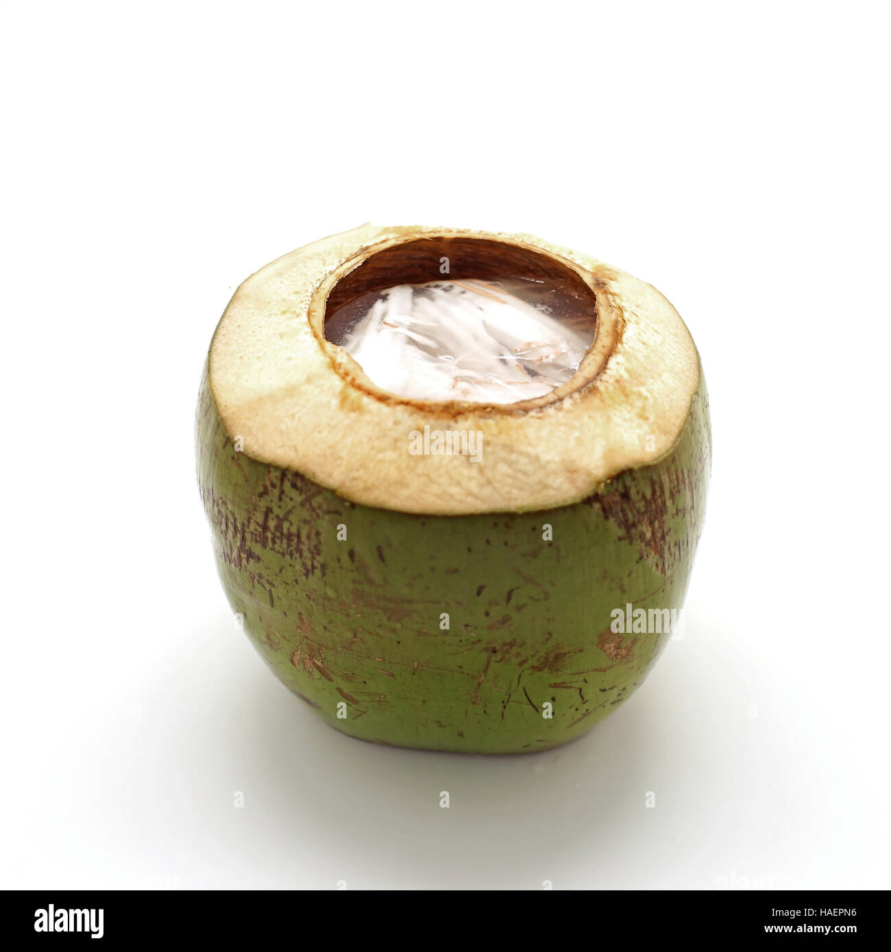 Thai dessert, noce di cocco gelatina di frutta noce di cocco Foto Stock