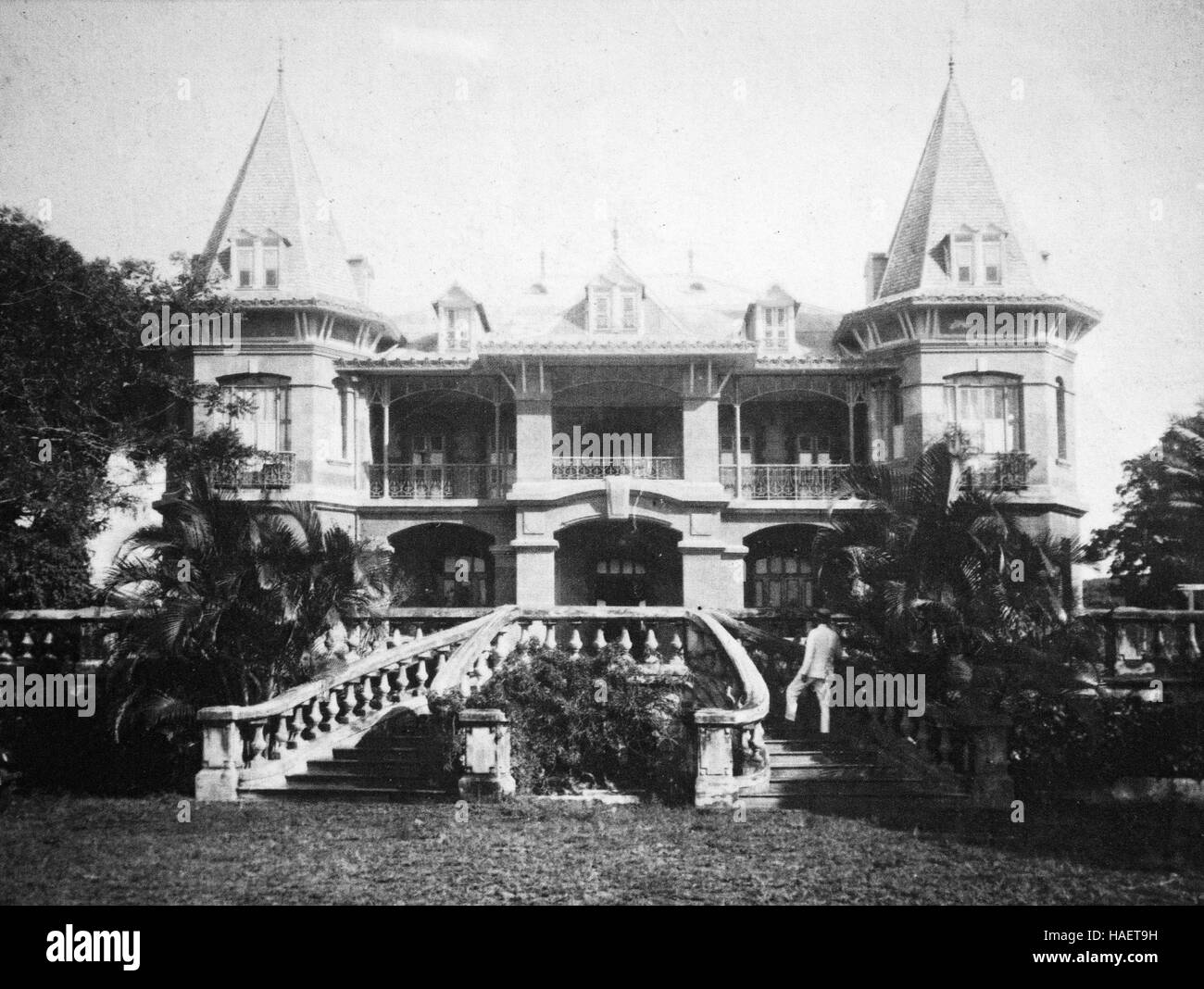 Il rum e la canna da zucchero AGRICOLTURA IN MARTINICA, ANTILLE FRANCESI, Francia Foto Stock
