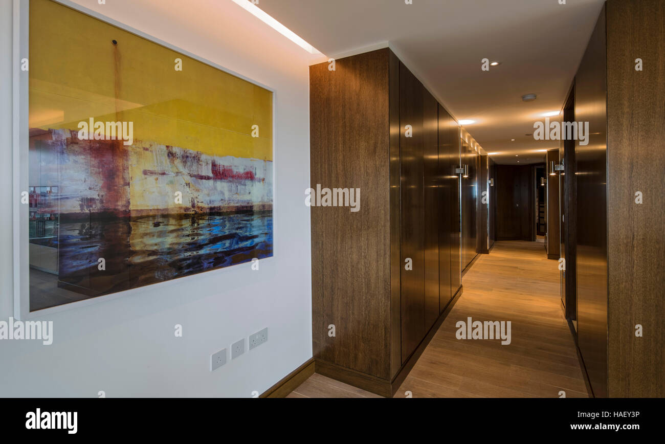 Appartamento Premier. Il canaletto Apartments, London, Regno Unito. Architetto: UNStudio, 2016. Foto Stock