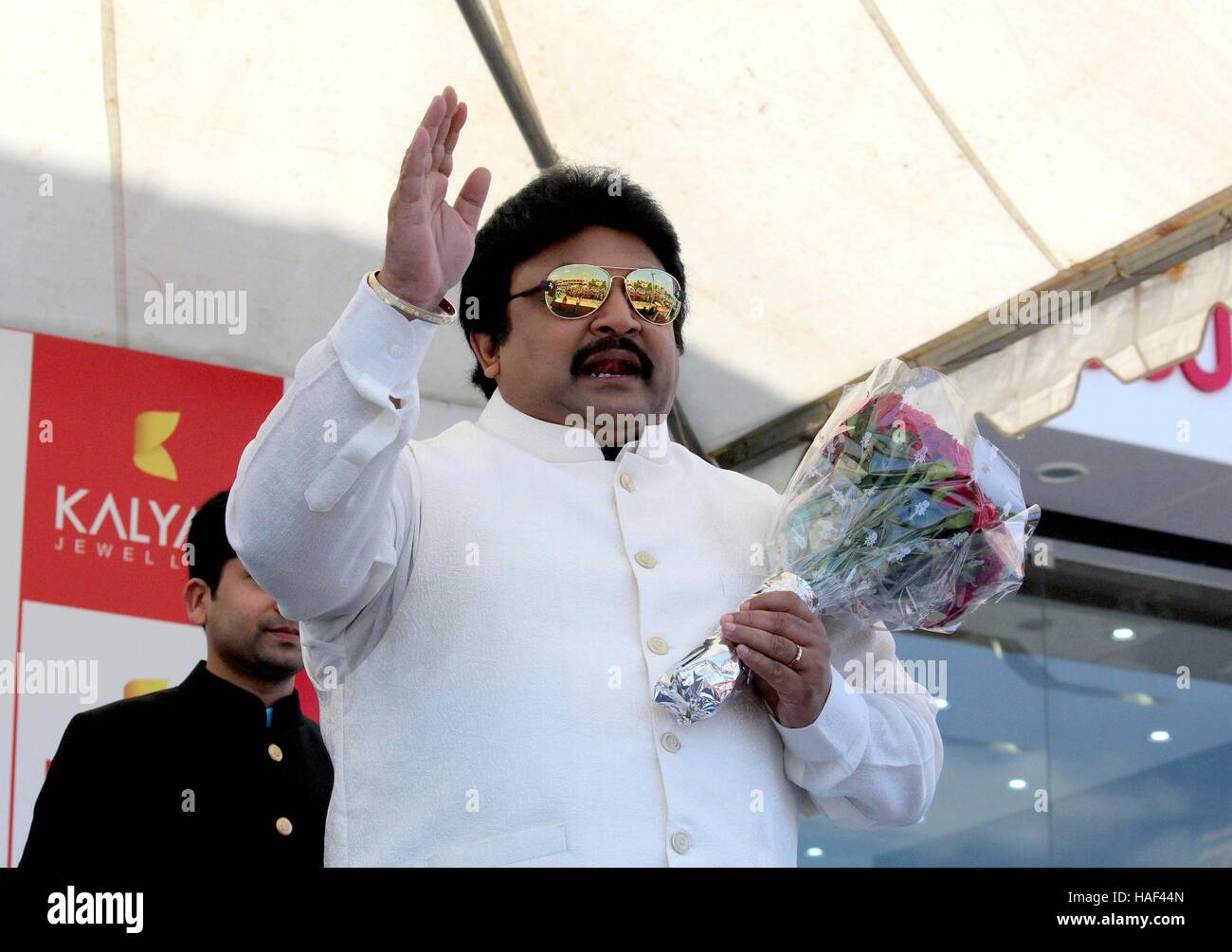 Film Tamil attore Prabhu durante l inaugurazione di Kalyan gioiellerie showroom in Velachery, in Chennai Foto Stock