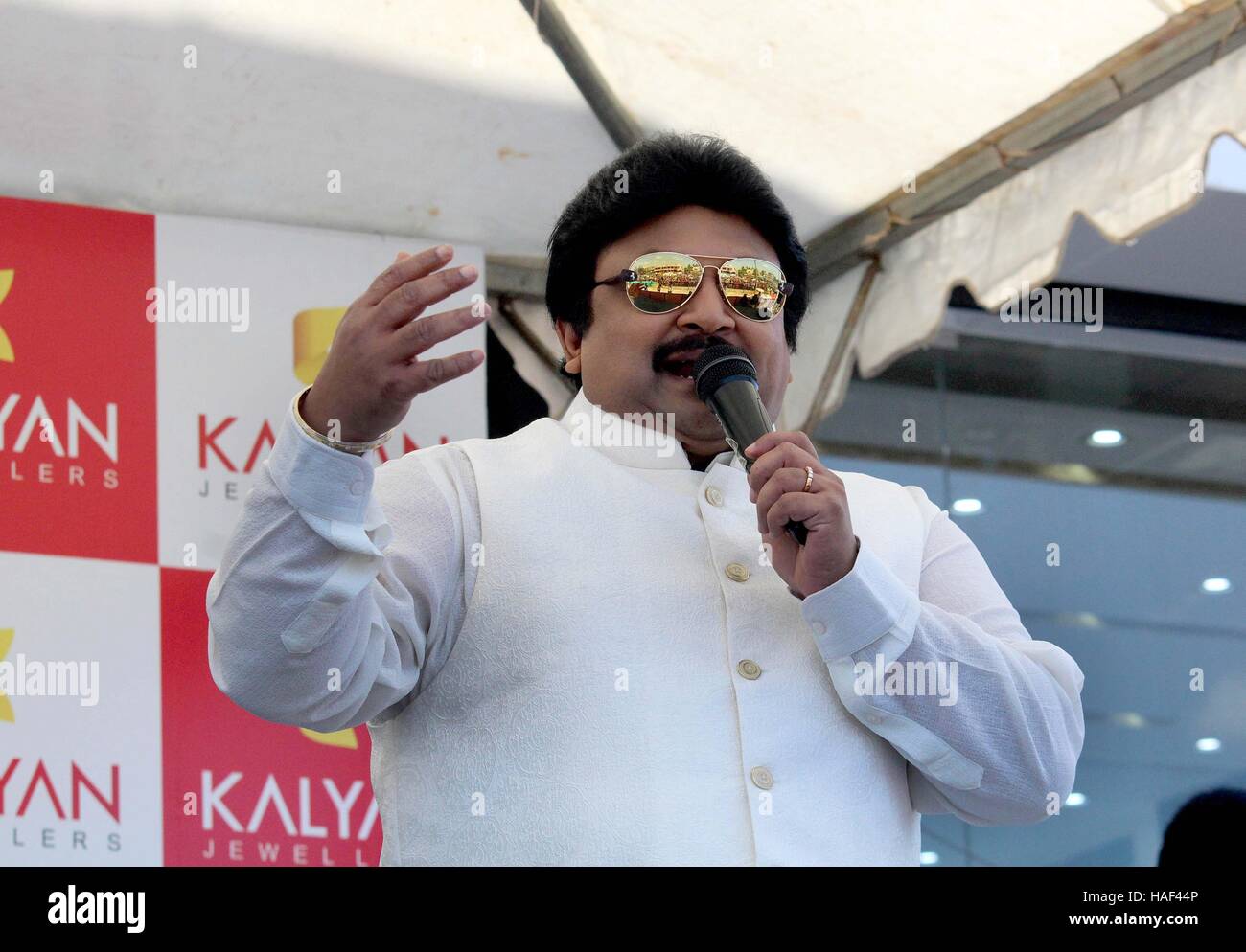 Film Tamil attore Prabhu durante l inaugurazione di Kalyan gioiellerie showroom in Velachery, in Chennai Foto Stock