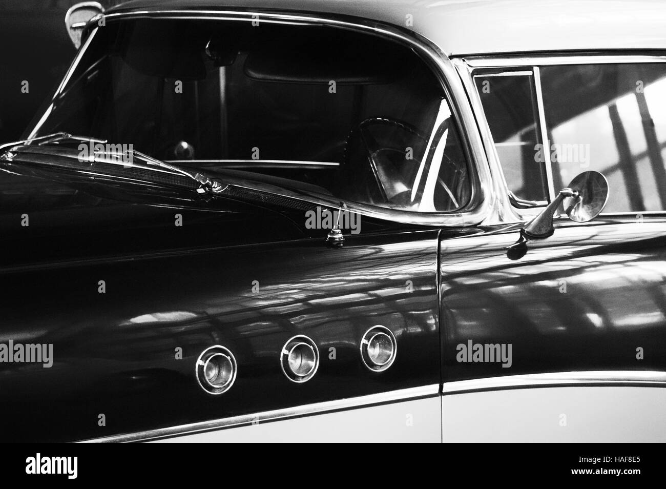 Foto speciali Buick Rivera, anno 1955, 4 porte Hardtop, foto ruota automatica Foto Stock