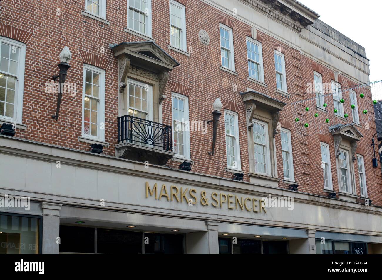 Marks & Spencer store nel centro di Chester, Foregate Street, Chester, Cheshire, Inghilterra, Regno Unito Foto Stock