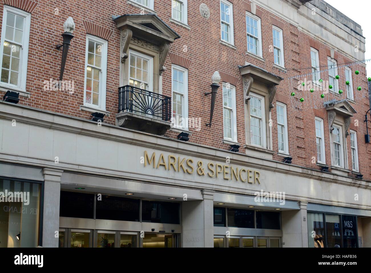 Marks & Spencer store nel centro di Chester, Foregate Street, Chester, Cheshire, Inghilterra, Regno Unito Foto Stock