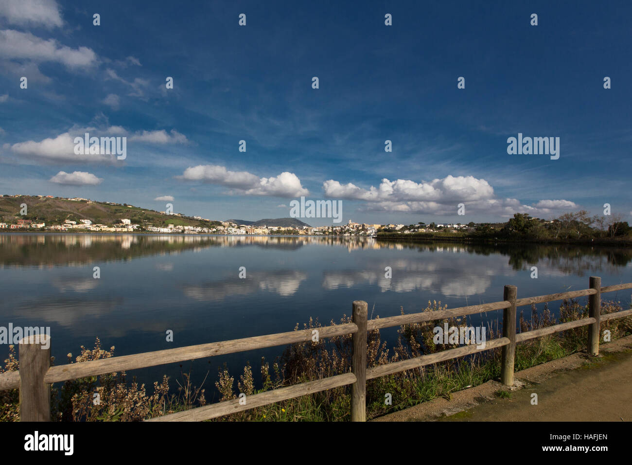 Italia Campania Napoli - Lago Miseno Bacoli Foto Stock