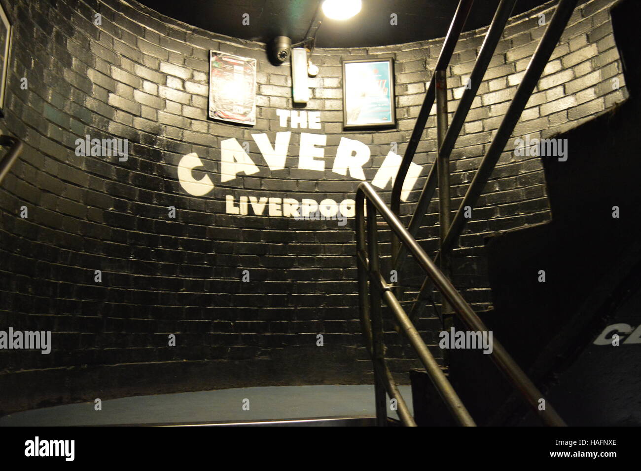 All'interno del Cavern Club, Liverpool Regno Unito Foto Stock