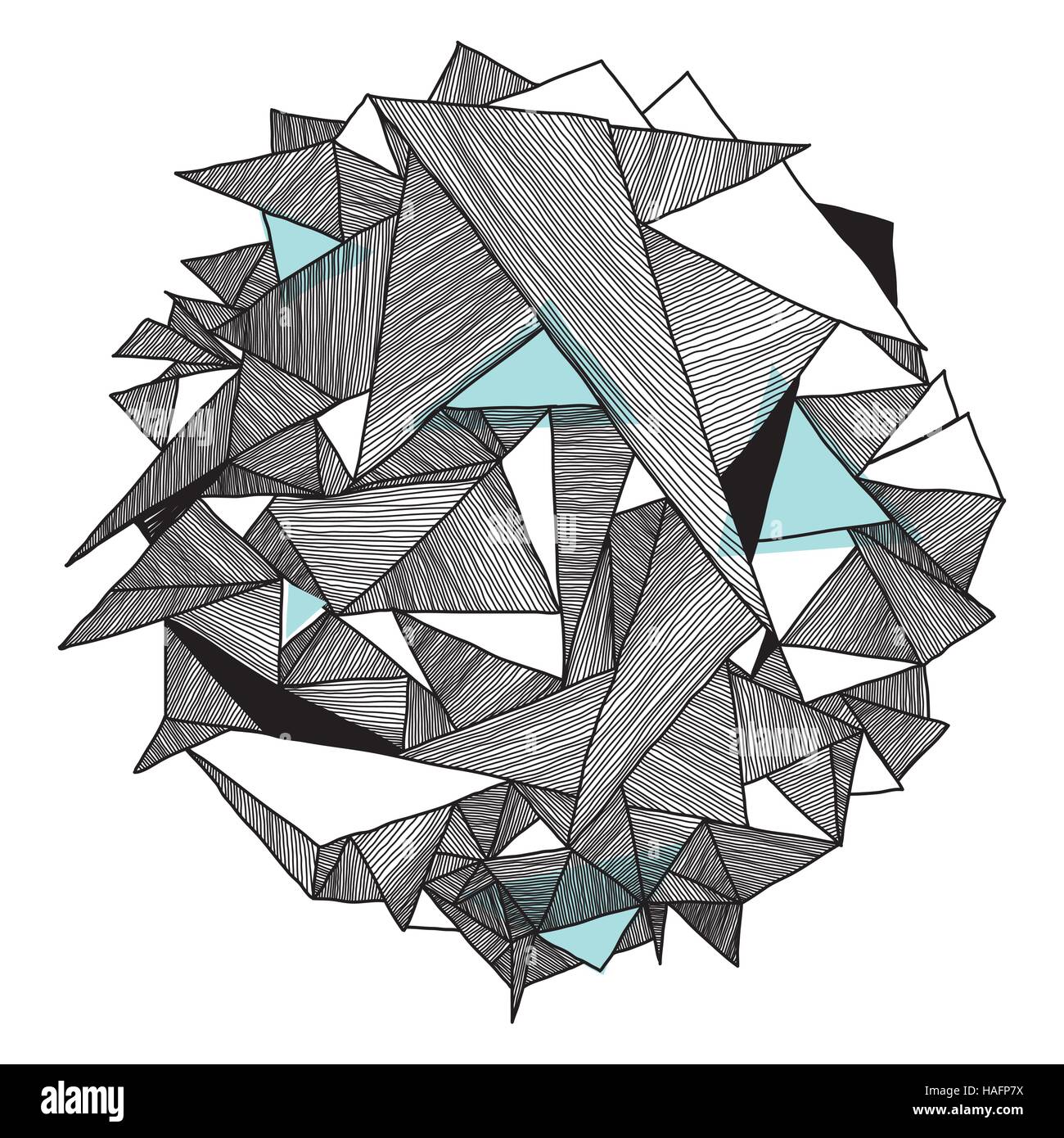 Abstract background geometria Illustrazione Vettoriale