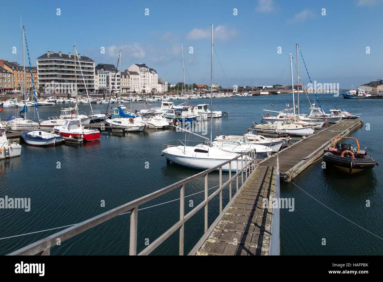 Città di Cherbourg, Francia Foto Stock