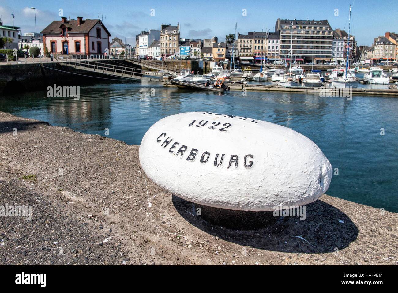 Città di Cherbourg, Francia Foto Stock