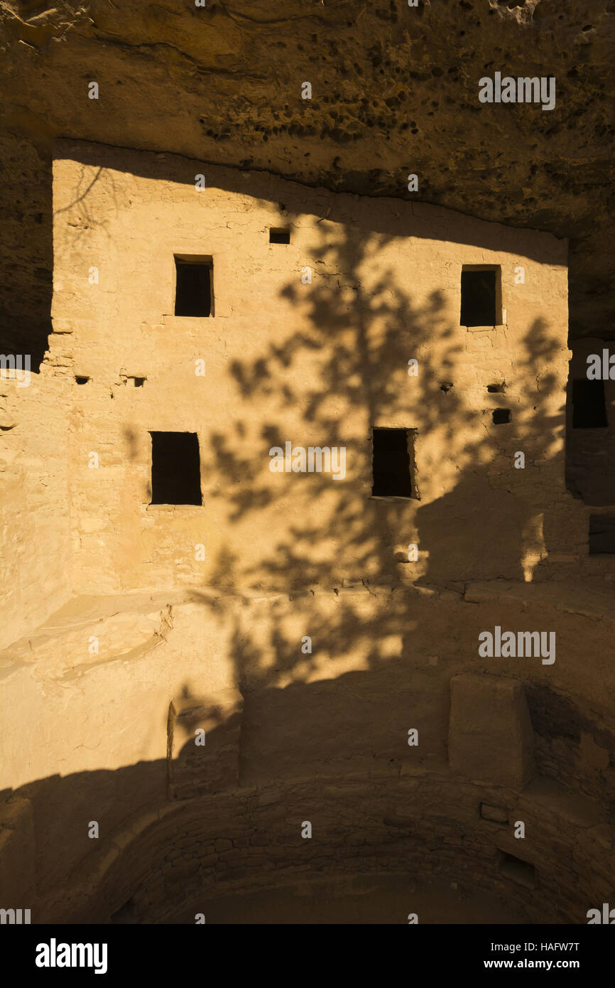 Colorado, Mesa Verde National Park, Spruce Tree House Foto Stock