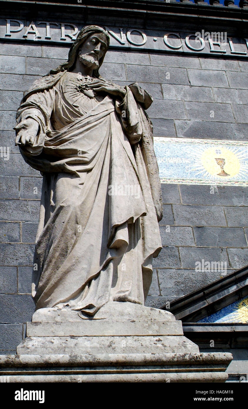 Cristo Gesù, statua, Christian statua, Irlanda , irlandese figura religiosa. Catholic Foto Stock