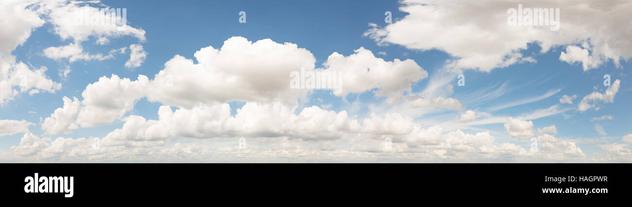 Nuvole panorama sky Foto Stock