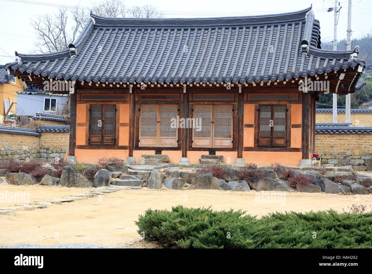 Corea del Sud, Gyongsan Buk fare, casa tradizionale, Mae ha vinto Li Foto Stock