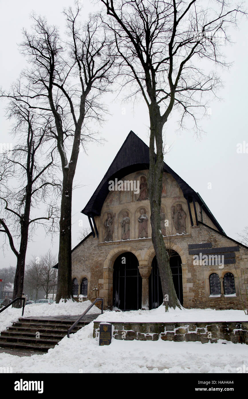 Goslar, Domvorhalle, San Simone e Giuda a Kaiserpfalz imperial Palace. Culturale UNESCO World Heritage Site. Germania. Foto Stock