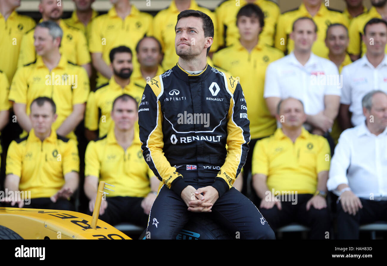 Durante il Gran Premio di Abu Dhabi al circuito di Yas Marina, Abu Dhabi. PREMERE ASSOCIAZIONE foto. Data immagine: Domenica 27 novembre 2016. Vedi la storia di PA AUTO Abu Dhabi. Il credito fotografico dovrebbe essere: David Davies/PA Wire. Foto Stock