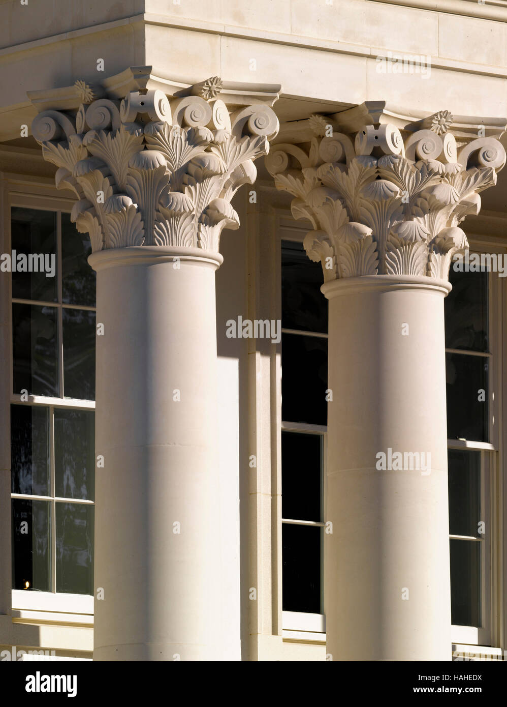 Colonne corinzie. Stock architettonica, vari, Regno Unito. Architetto: n/a, 2016. Foto Stock