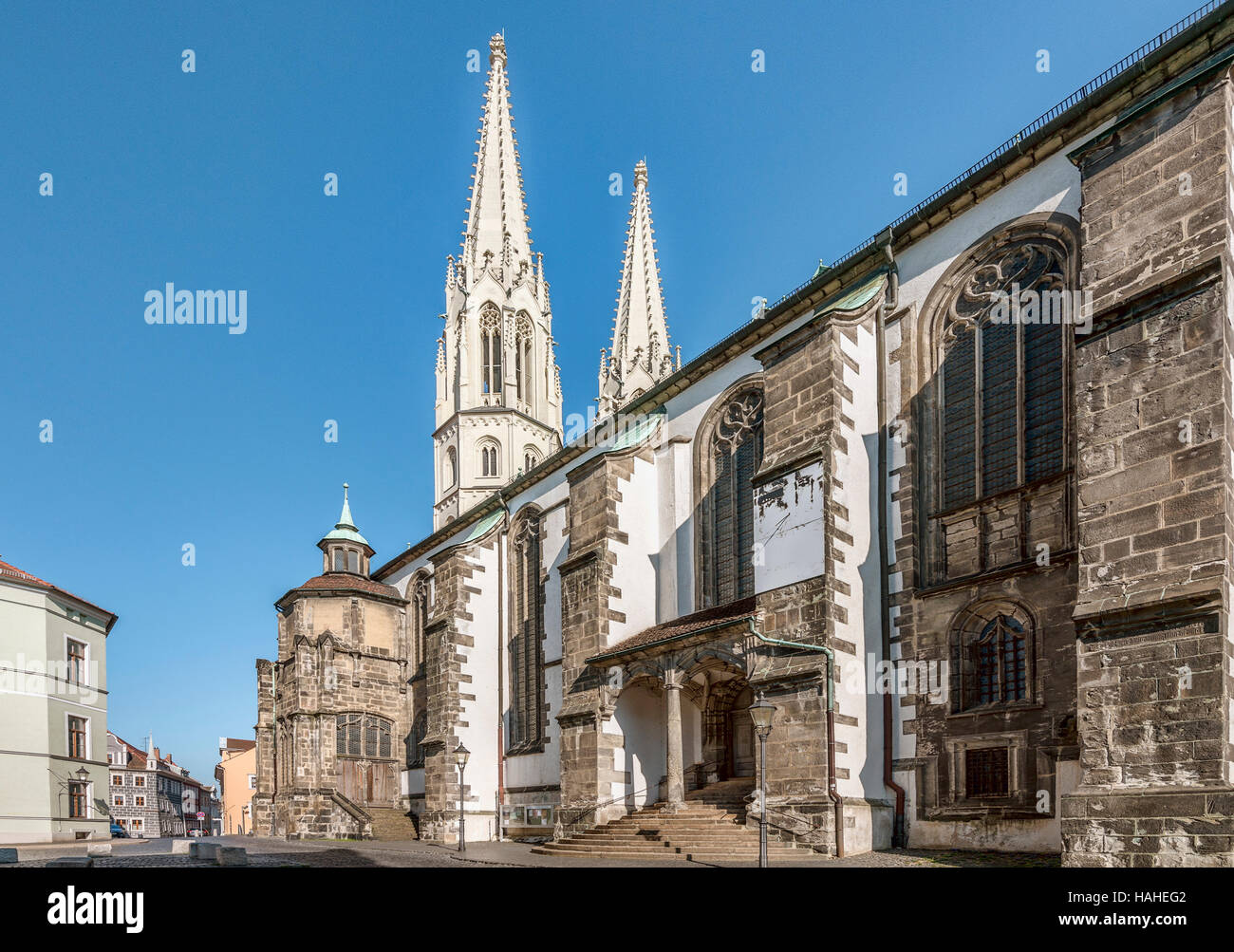Peterskirche a Goerlitz, Sassonia, Germania Foto Stock