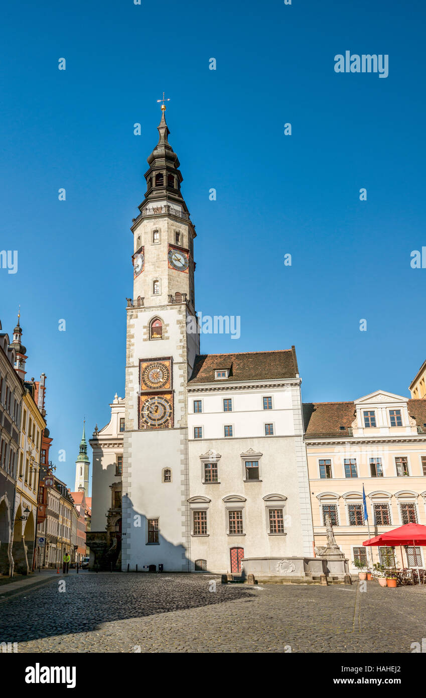 Municipio di Goerlitz, Sassonia, Germania Foto Stock