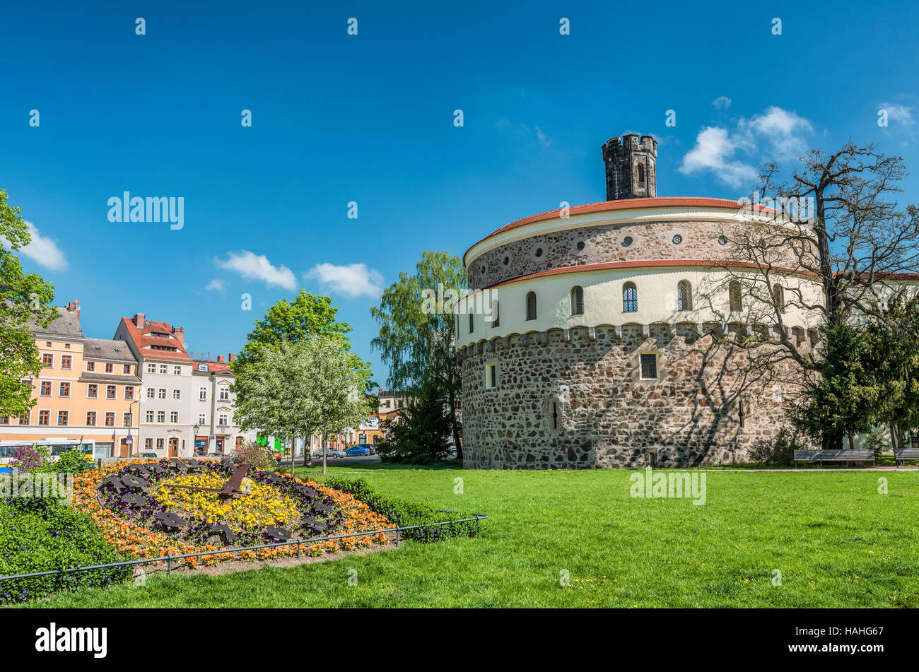 E Kaisertrutz Kulturhistorisches Museum, Goerlitz, in Sassonia, Germania | Kaisertrutz und Kulturhistorisches Museum, Goerlitz, Sachsen, Deutschland Foto Stock