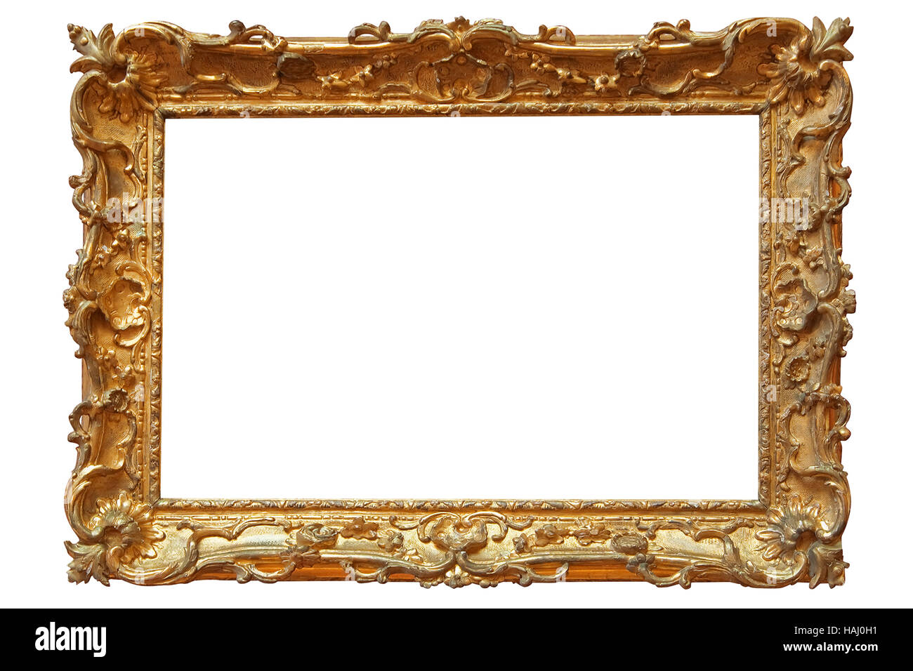 Golden cornice immagine Foto Stock