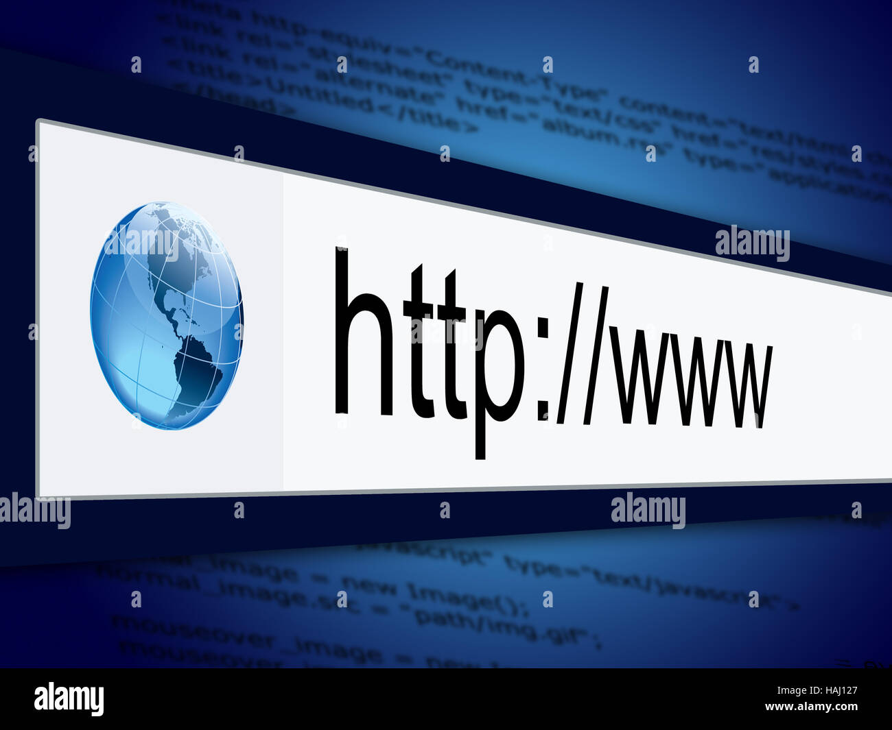 browser Web Foto Stock