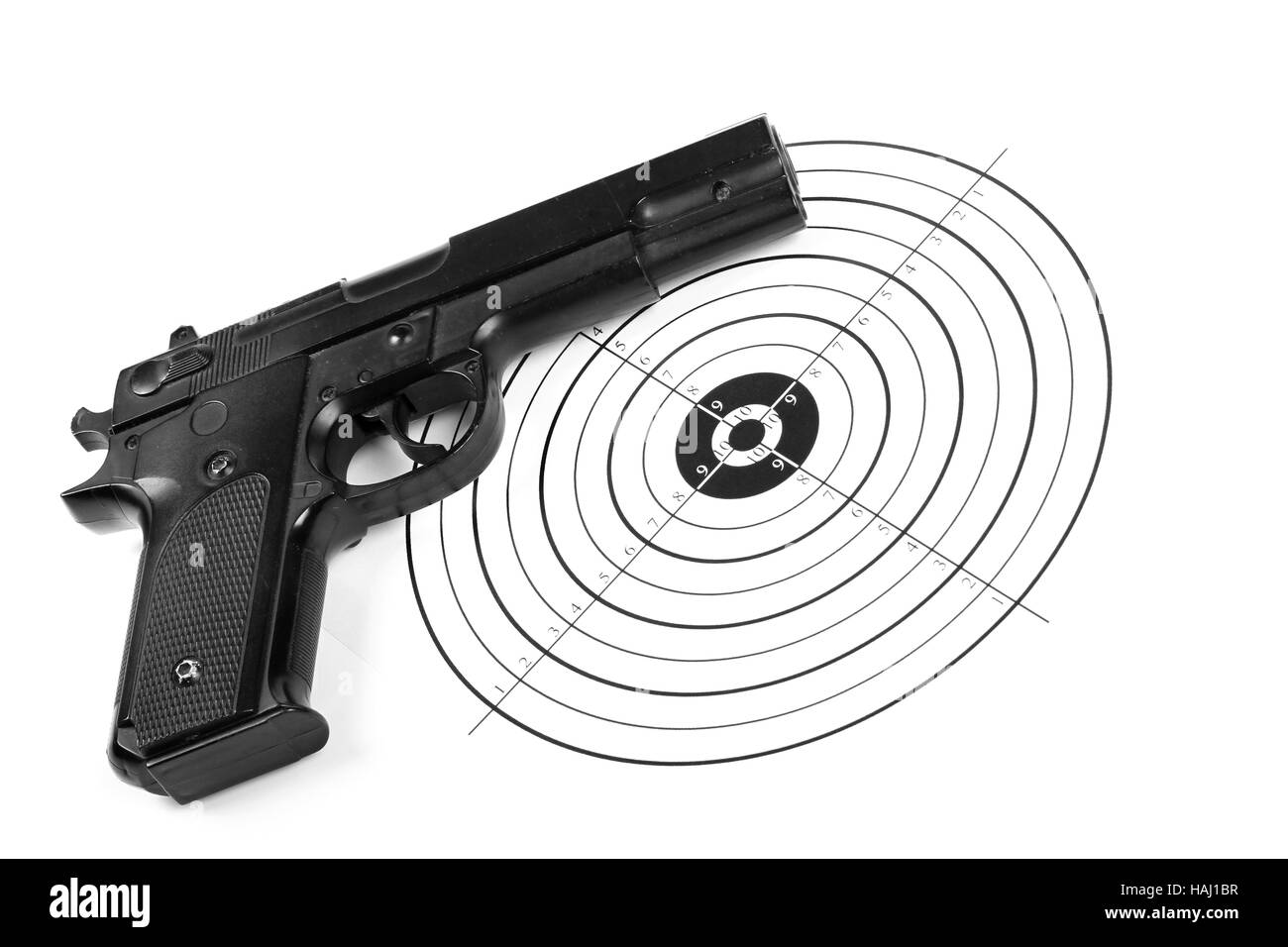 La pratica di tiro Foto Stock