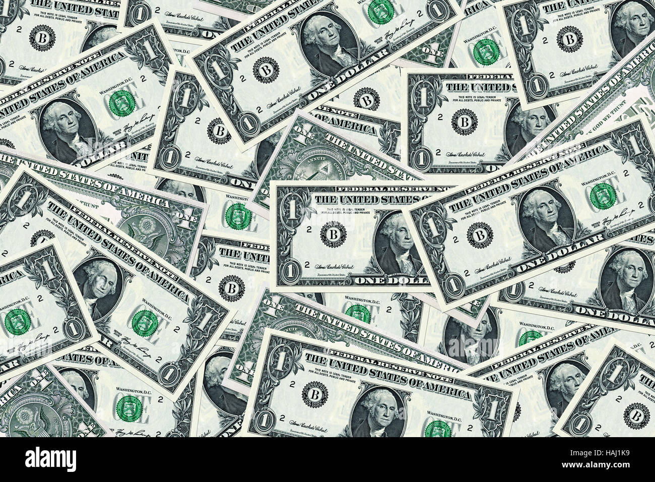 Sfondo di denaro - dollari americani Foto Stock