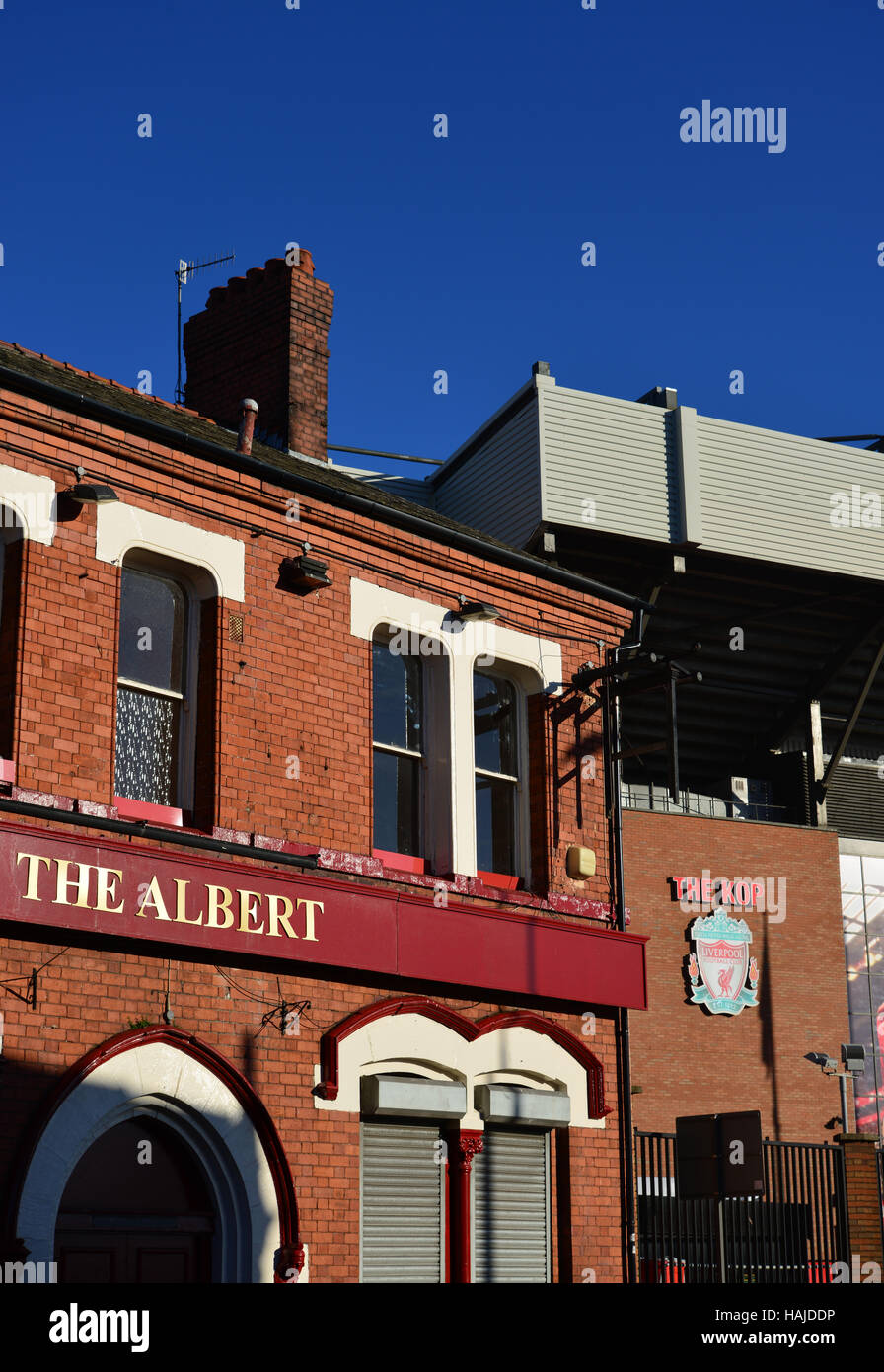 Regno Unito, Merseyside, Liverpool, Anfield, Liverpool Football Club Foto Stock