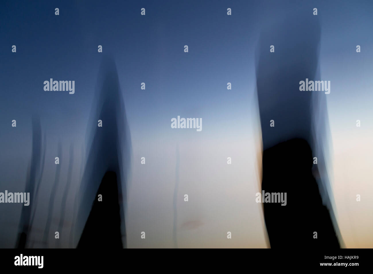 Anello di Brodgar cerchio di pietra immagine astratta Foto Stock