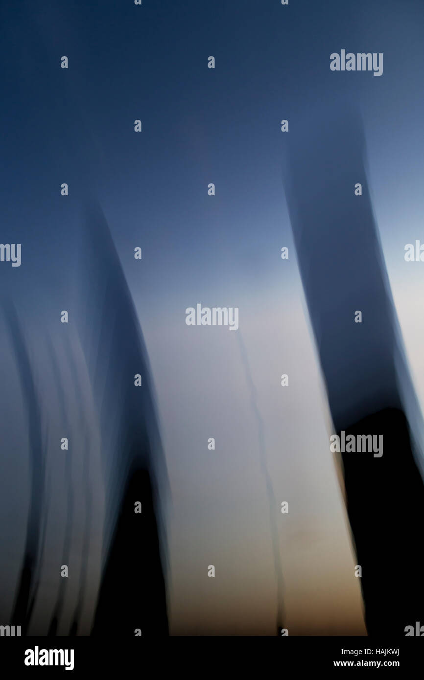 Anello di Brodgar cerchio di pietra immagine astratta Foto Stock