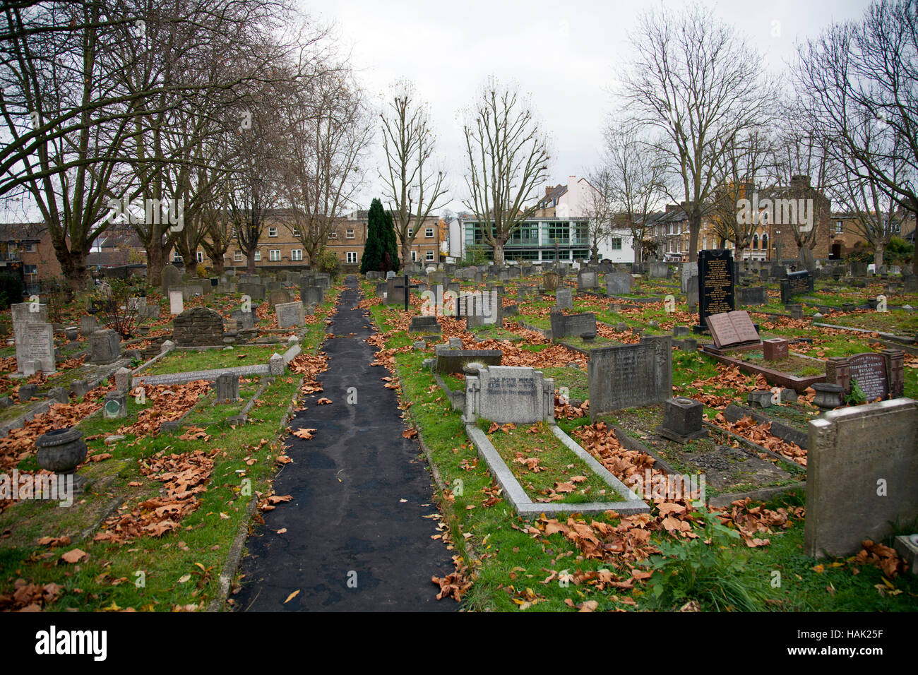 St Mary's cimitero di Battersea - Wandsworth - London REGNO UNITO Foto Stock