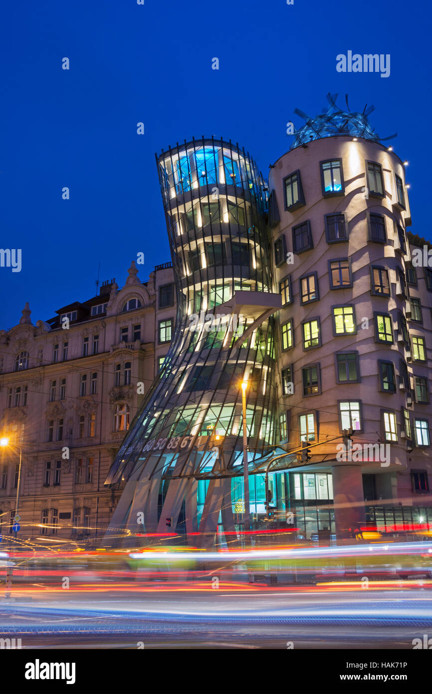 Edificio di ballo Praga Foto Stock