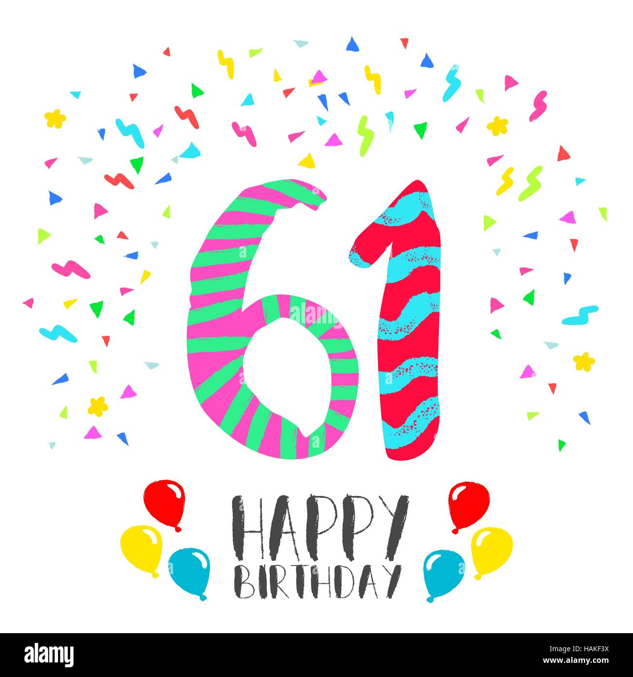 Biglietto Compleanno Zio Biglietto Di Auguri Di Buon Compleanno Design Con Palloncini Neri Bianchi Dorati E Coriandoli In Biglietto Dimensioni 128x180 Mm