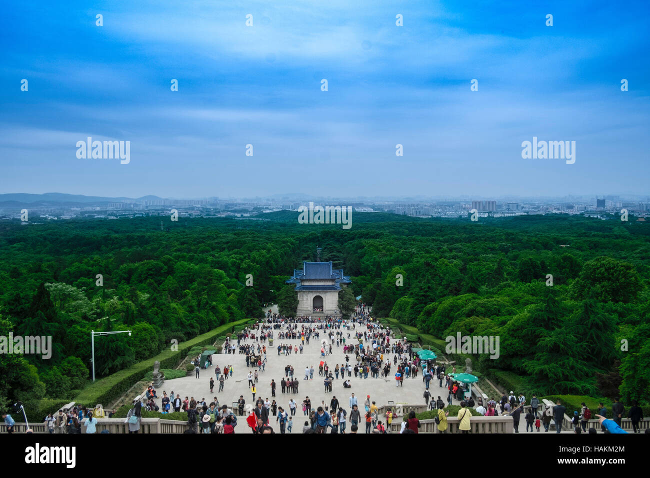 Nanjing, Dr Sun Yat-sen Mausoleo, provincia dello Jiangsu, Cina Foto Stock