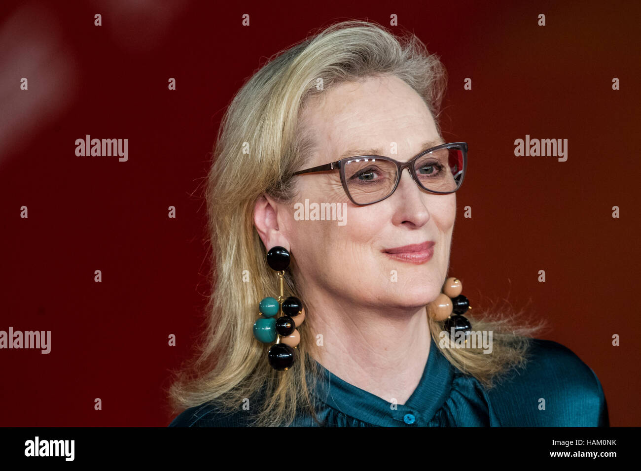 Roma Italia (Si) - 20 ott 2016 - Auditorium - a Roma Film Festival Meryl Streep presenta il filmato Florence Foster Jankisn Foto Stock