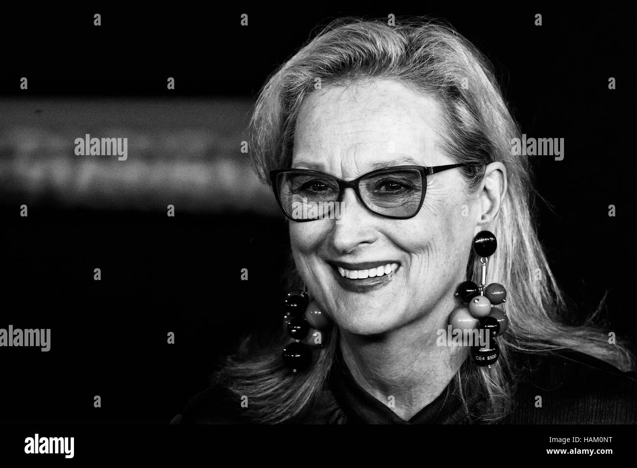 Roma Italia (Si) - 20 ott 2016 - Auditorium - a Roma Film Festival Meryl Streep presenta il filmato Florence Foster Jankisn Foto Stock
