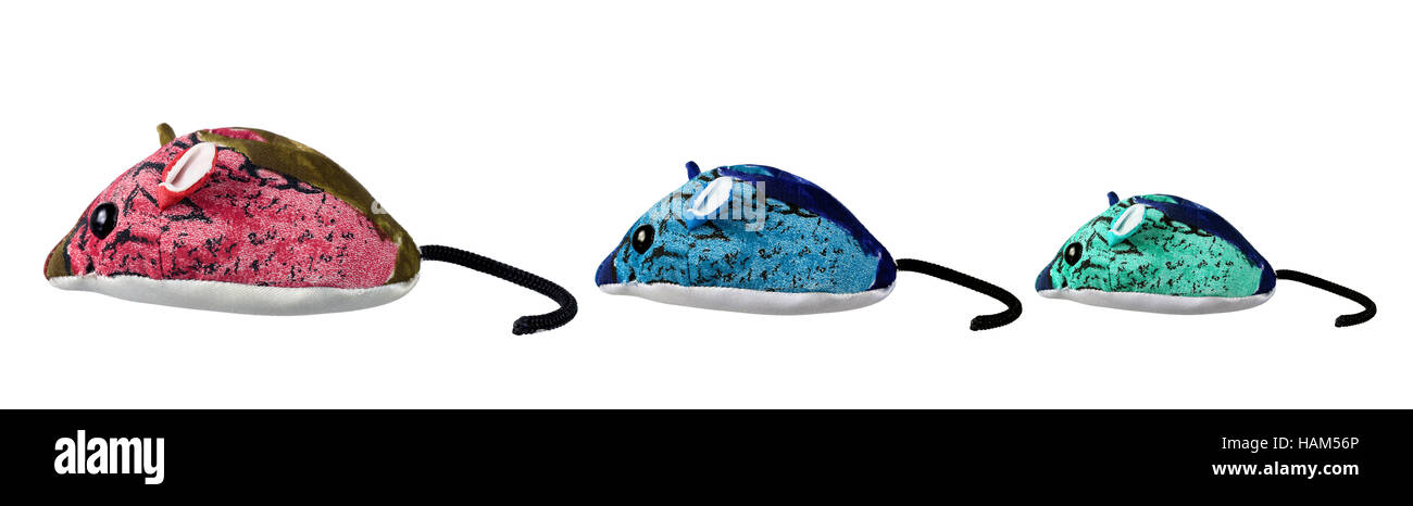 Giocattolo tessuto topi Foto Stock