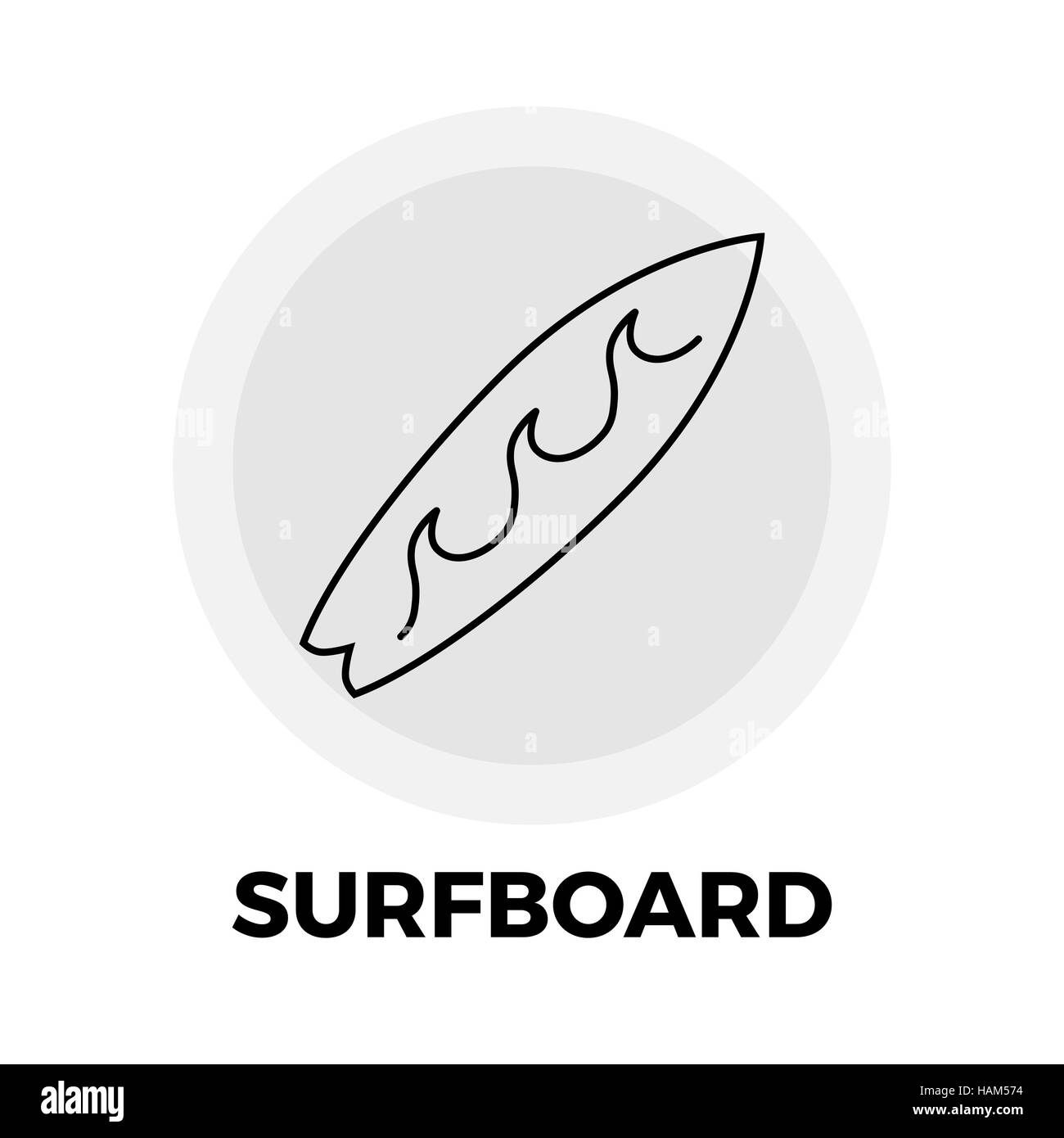 Tavola da surf icona Vettore. Icona di tavole da surf Flat. Tavola da surf immagine dell'icona. Tavola da surf oggetto Icon. Tavola da surf icona Linea. Tavola da surf icona grafica. Icona di tavole da surf J Illustrazione Vettoriale
