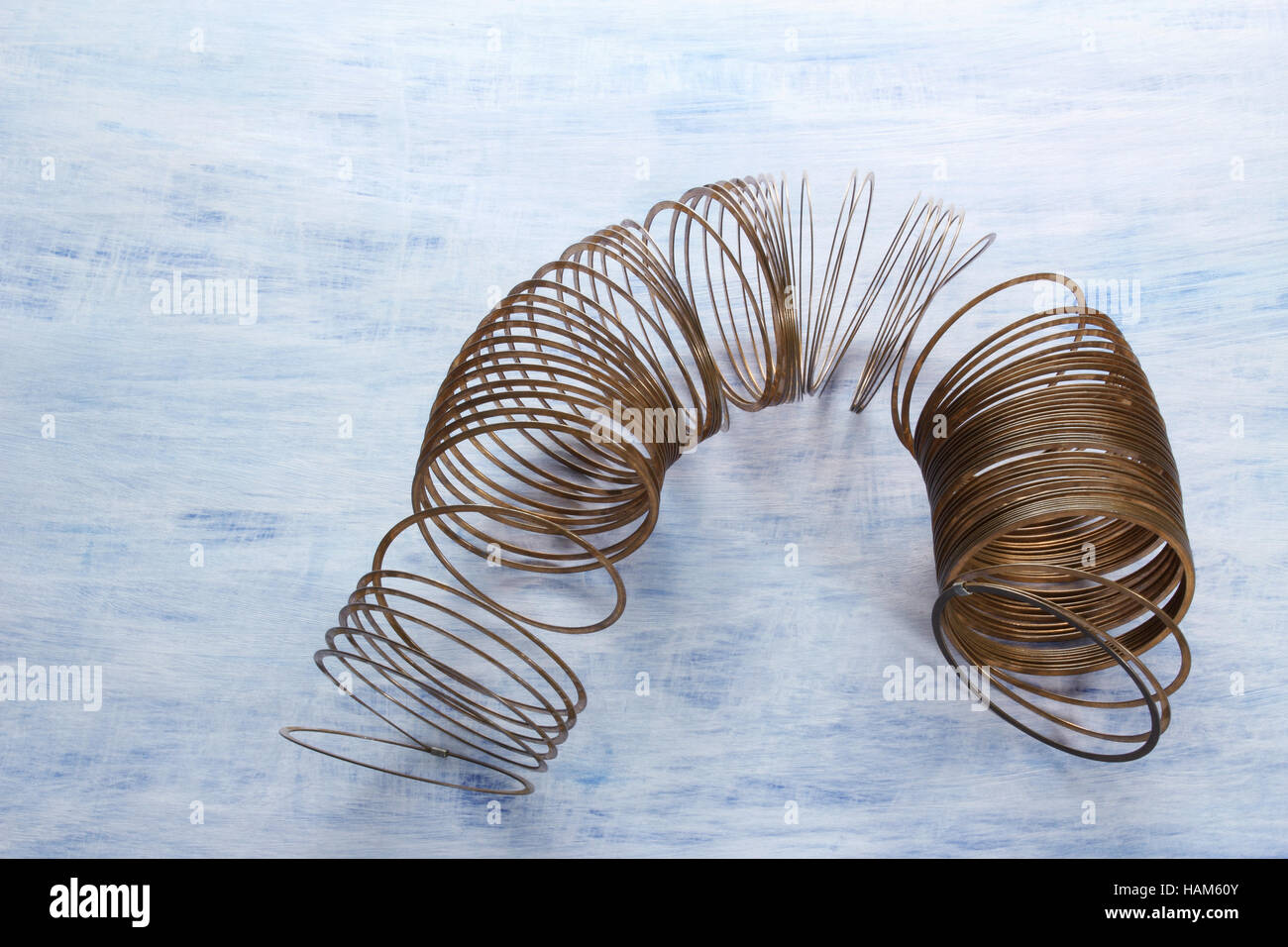 Giocattolo della molla elicoidale Foto Stock