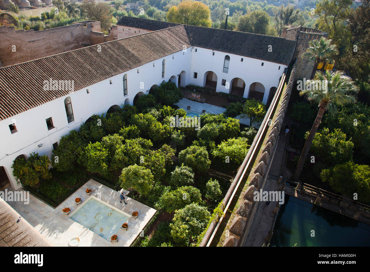 Alcazar de los Reyes Cristianos, Cordoba, Andalusia, Spagna, Europa Foto Stock