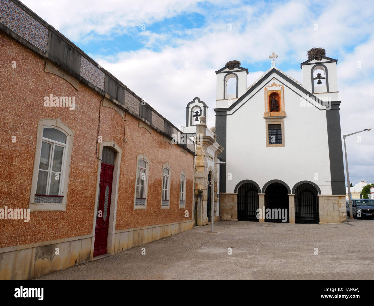 Convento (de Santo António) dos Capuchos, Faro, Algarve, PORTOGALLO Foto Stock