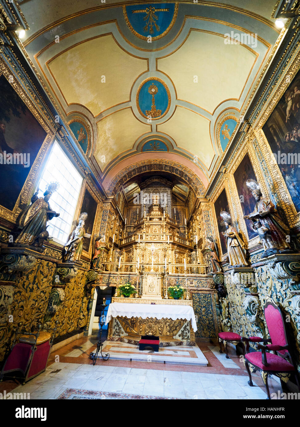 Cattedrale di Faro - regione di Algarve, PORTOGALLO Foto Stock