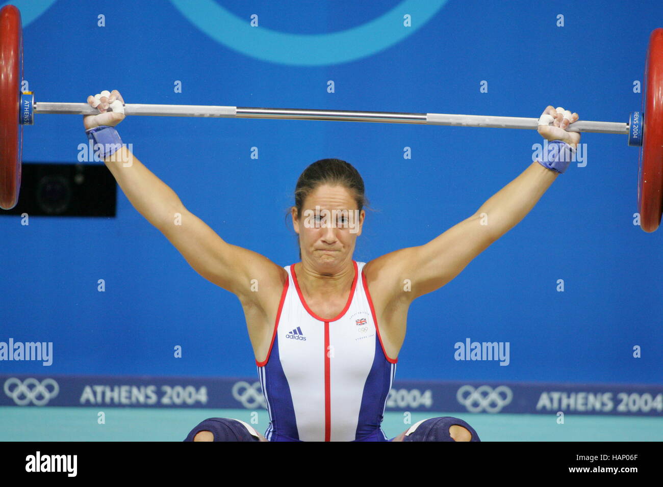 MICHAELA BREEZE GRAN BRETAGNA Atene GRECIA 16 Agosto 2004 Foto Stock