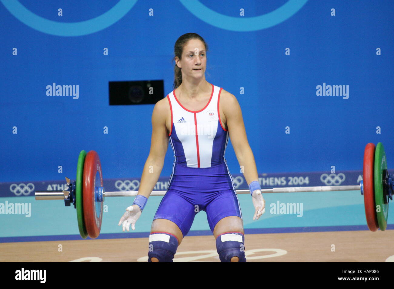 MICHAELA BREEZE GRAN BRETAGNA Atene GRECIA 16 Agosto 2004 Foto Stock