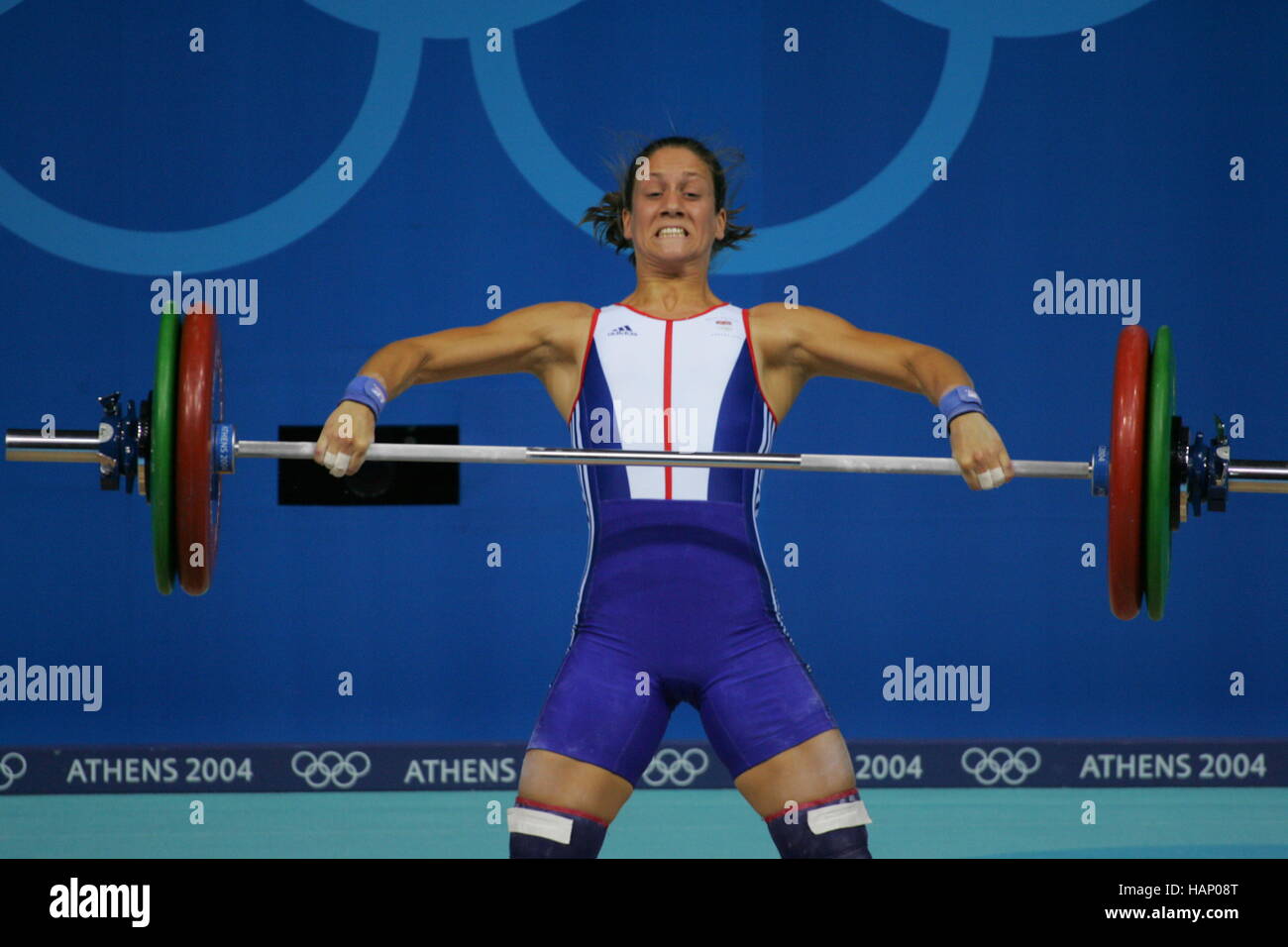 MICHAELA BREEZE GRAN BRETAGNA Atene GRECIA 16 Agosto 2004 Foto Stock