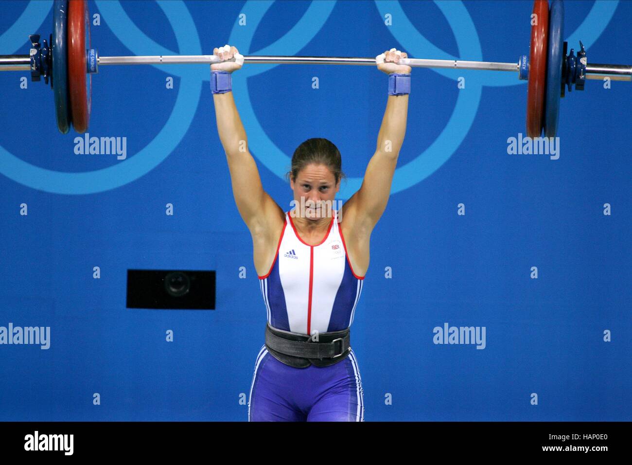 MICHAELA BREEZE GRAN BRETAGNA Atene GRECIA 16 Agosto 2004 Foto Stock