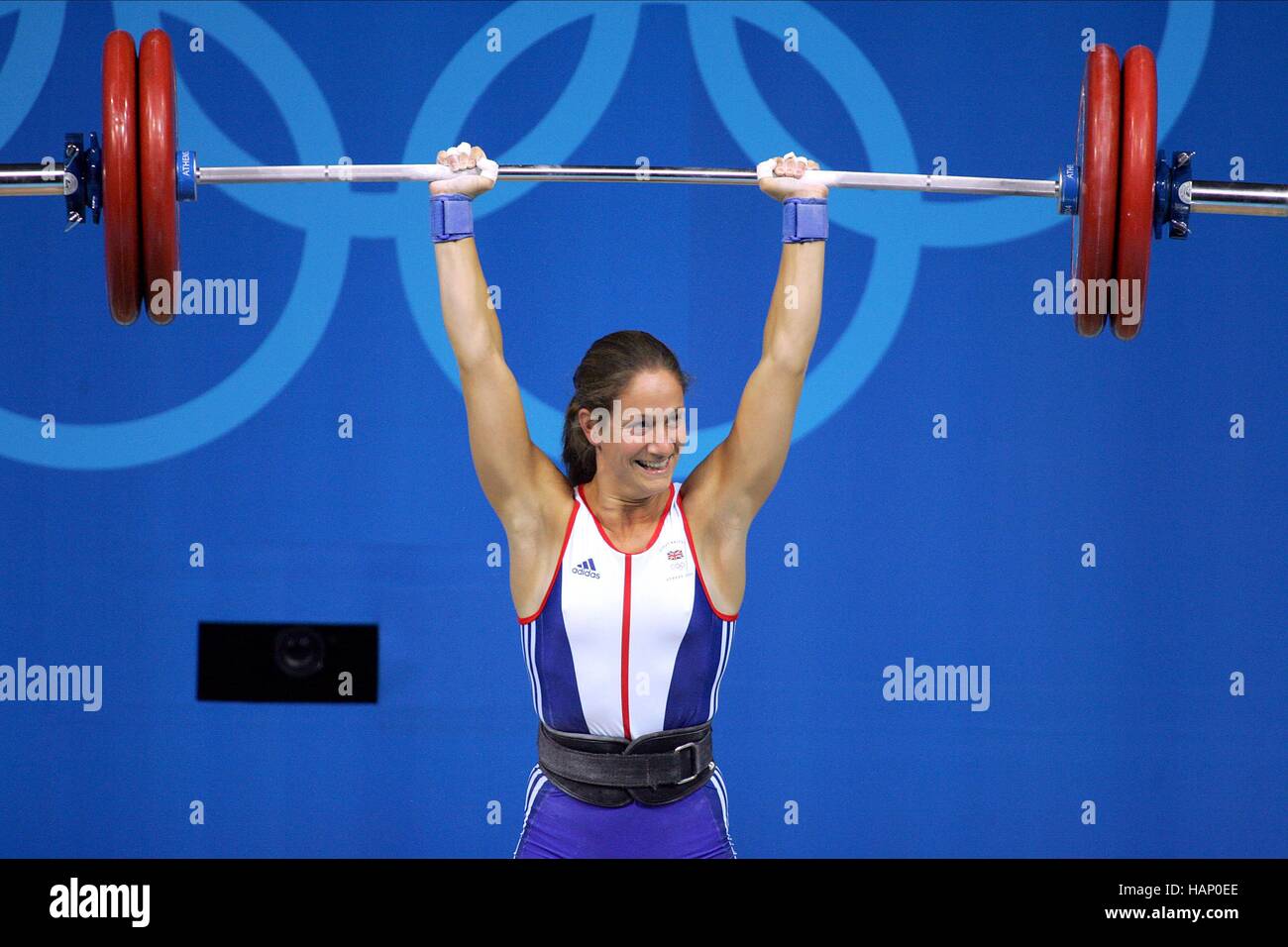 MICHAELA BREEZE GRAN BRETAGNA Atene GRECIA 16 Agosto 2004 Foto Stock