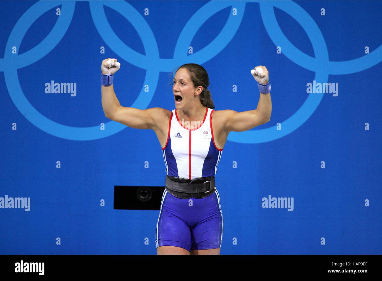 MICHAELA BREEZE GRAN BRETAGNA Atene GRECIA 16 Agosto 2004 Foto Stock