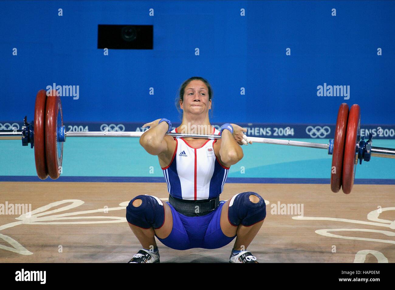 MICHAELA BREEZE GRAN BRETAGNA Atene GRECIA 16 Agosto 2004 Foto Stock