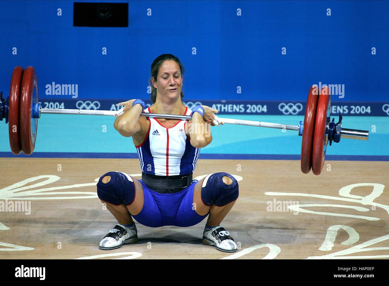 MICHAELA BREEZE GRAN BRETAGNA Atene GRECIA 16 Agosto 2004 Foto Stock